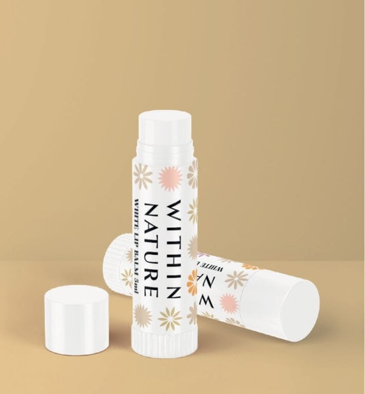 White lip balm